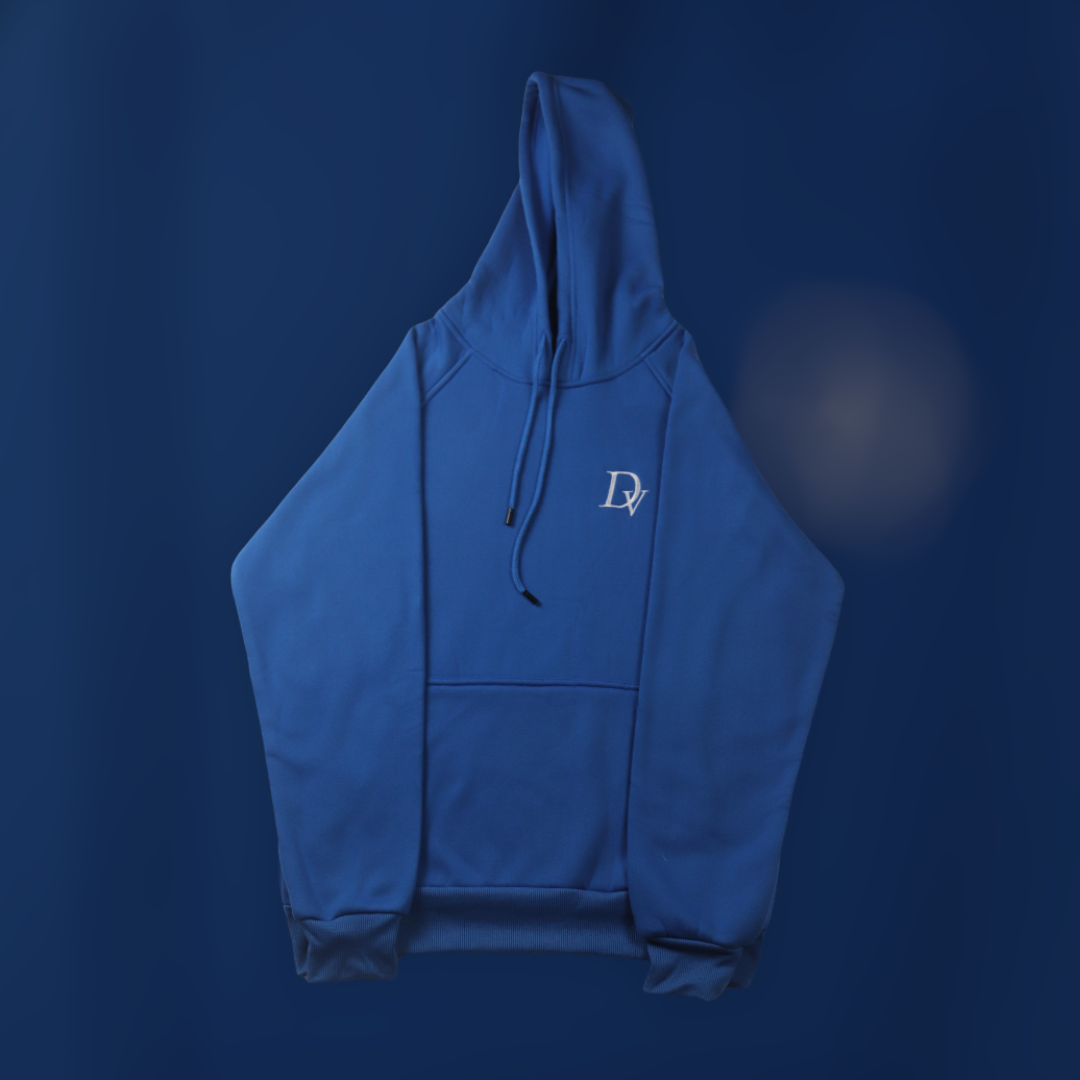 Blue "Overcome Your Fears With Great Confidence" D.Valore Hoodie
