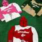 Unconditional Half Zip Up Masked Hoodie