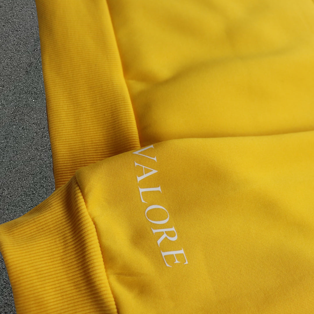 Yellow "Patience & Execution" D.Valore Hoodie