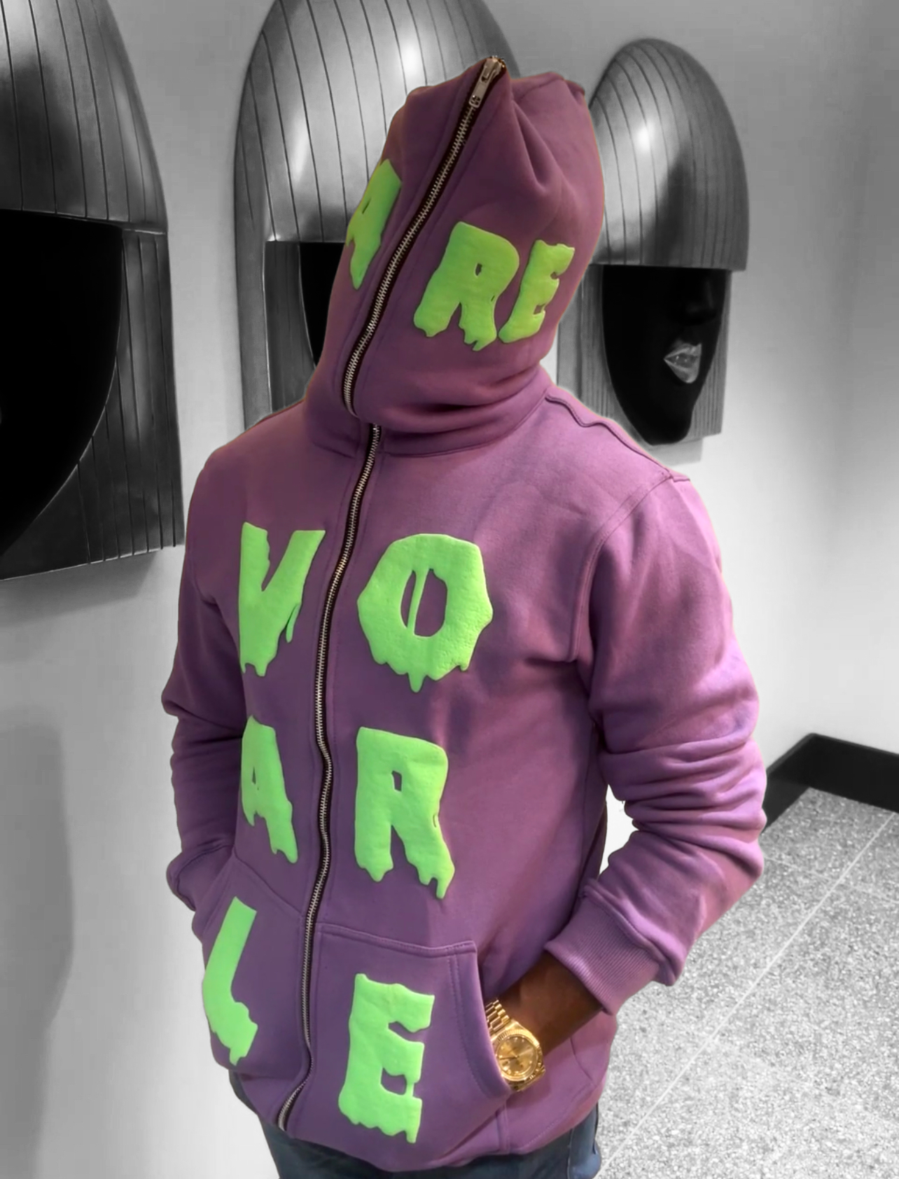 “Everything is Risky” Full Zip Jacket