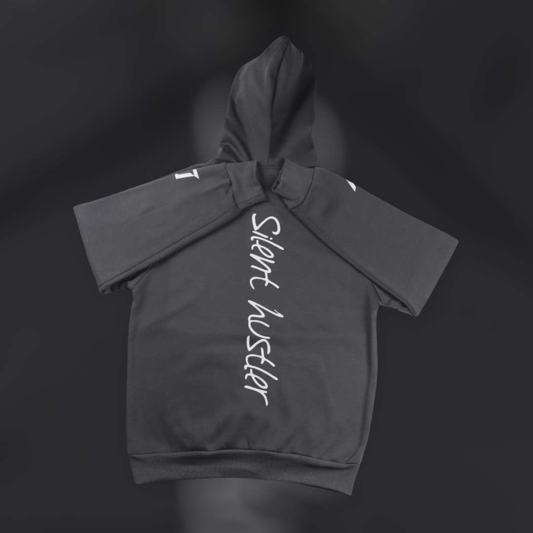 Grey "Silent Hustler" D.Valore Hoodie