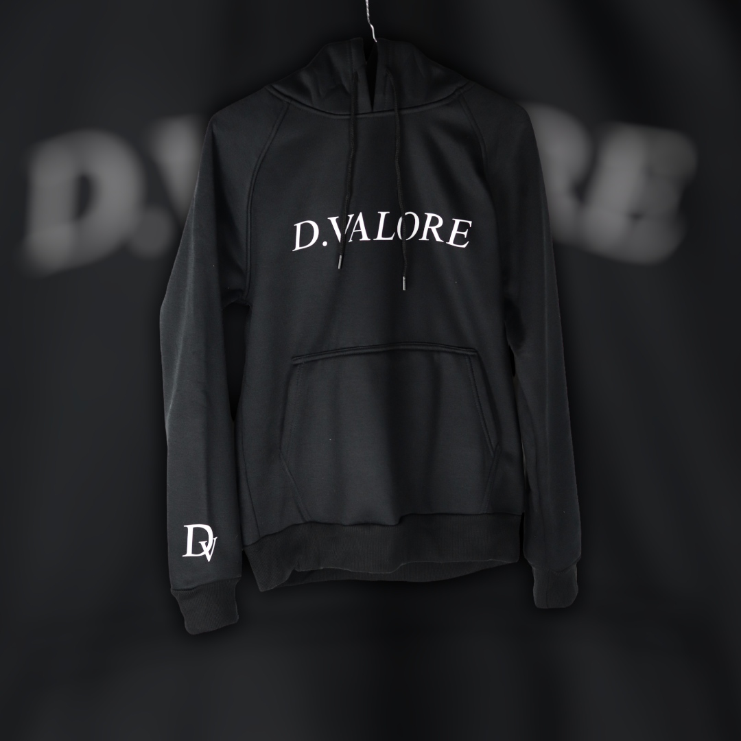Black "Invest in Yourself" D.Valore Hoodie