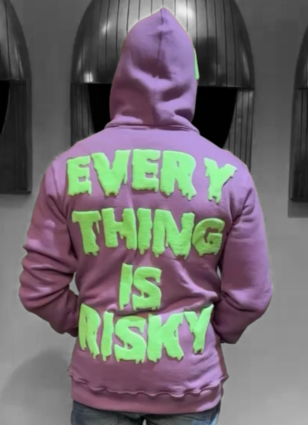 “Everything is Risky” Full Zip Jacket