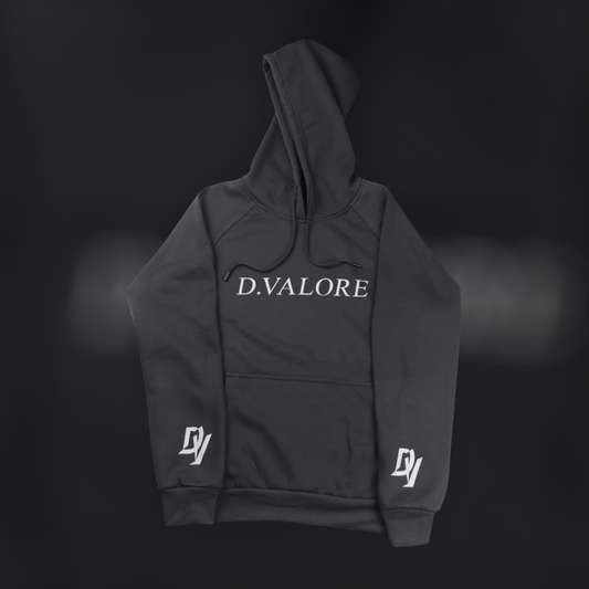 Grey "Silent Hustler" D.Valore Hoodie